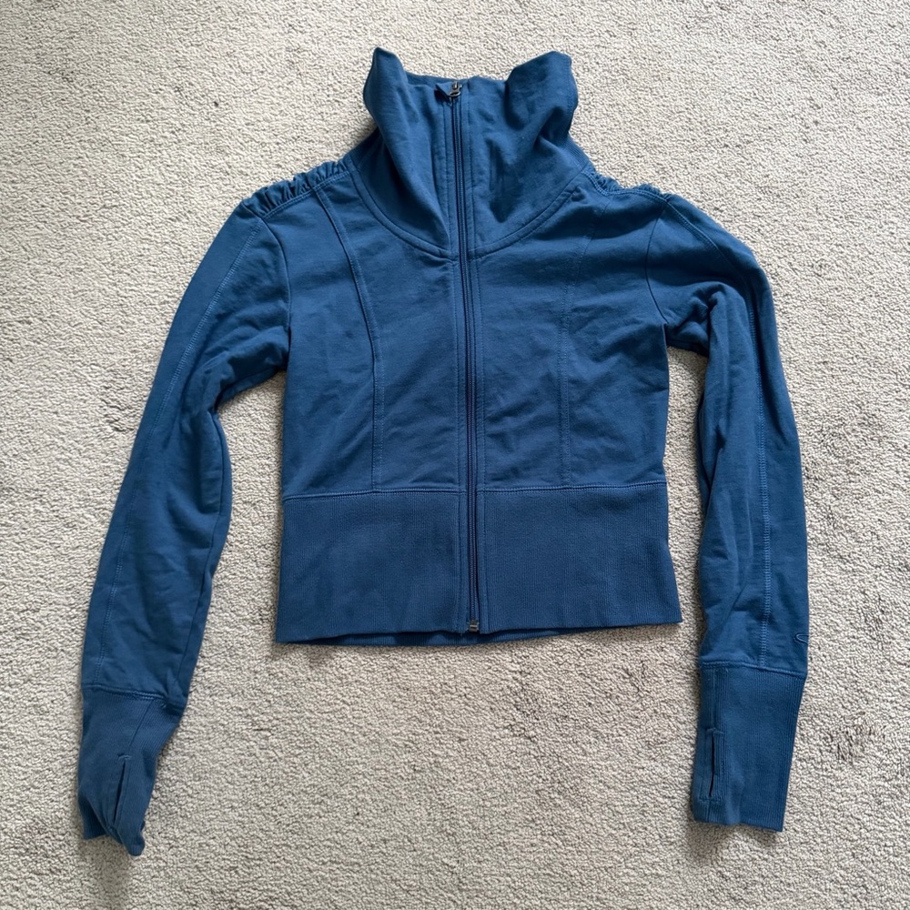 Blue Zip-Up Jacket